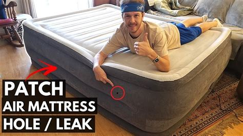 how to fix an air mattress leak|How to Fix a Hole in an Air Mattress 